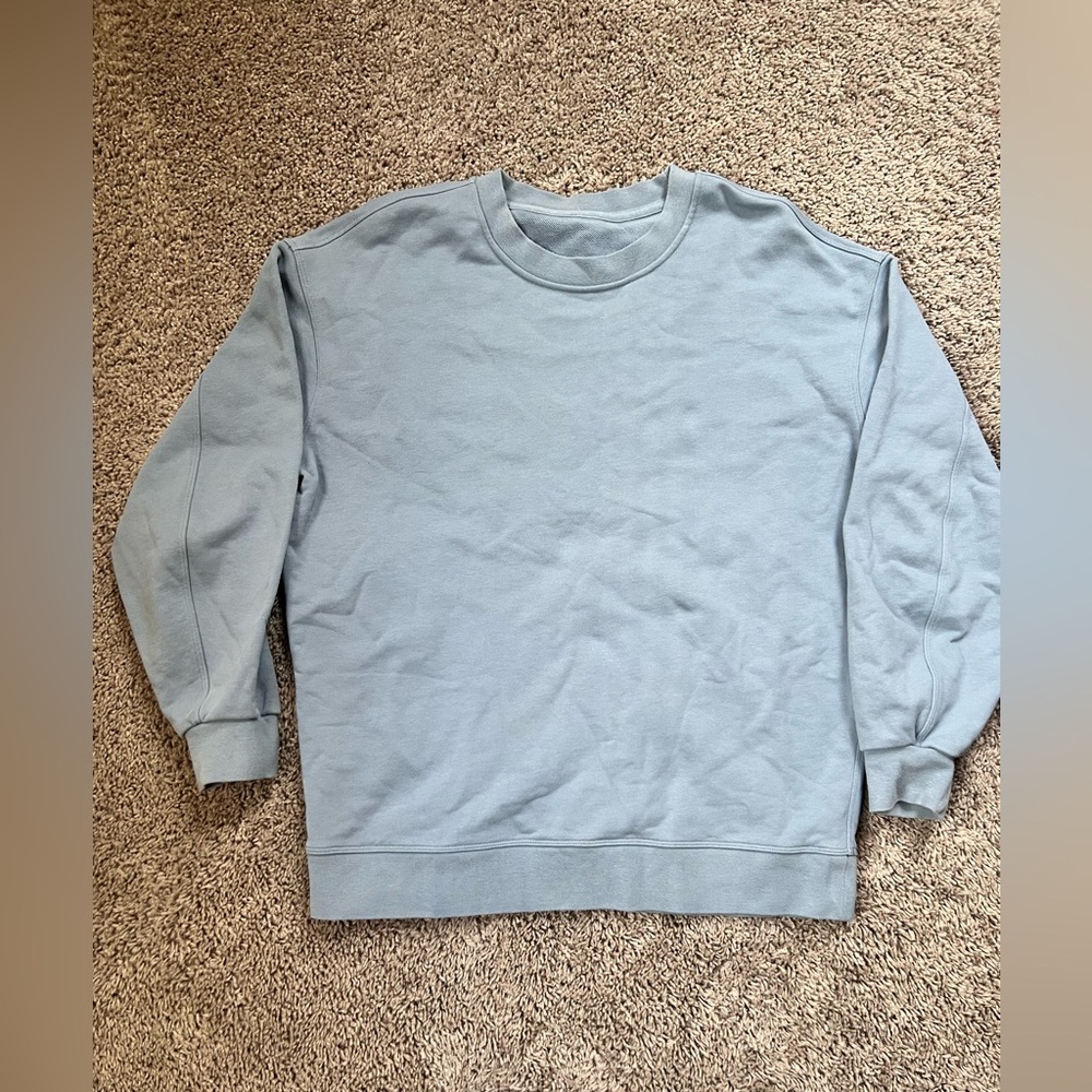 Lululemon Perfectly Oversized Crew / 
Blue Cast